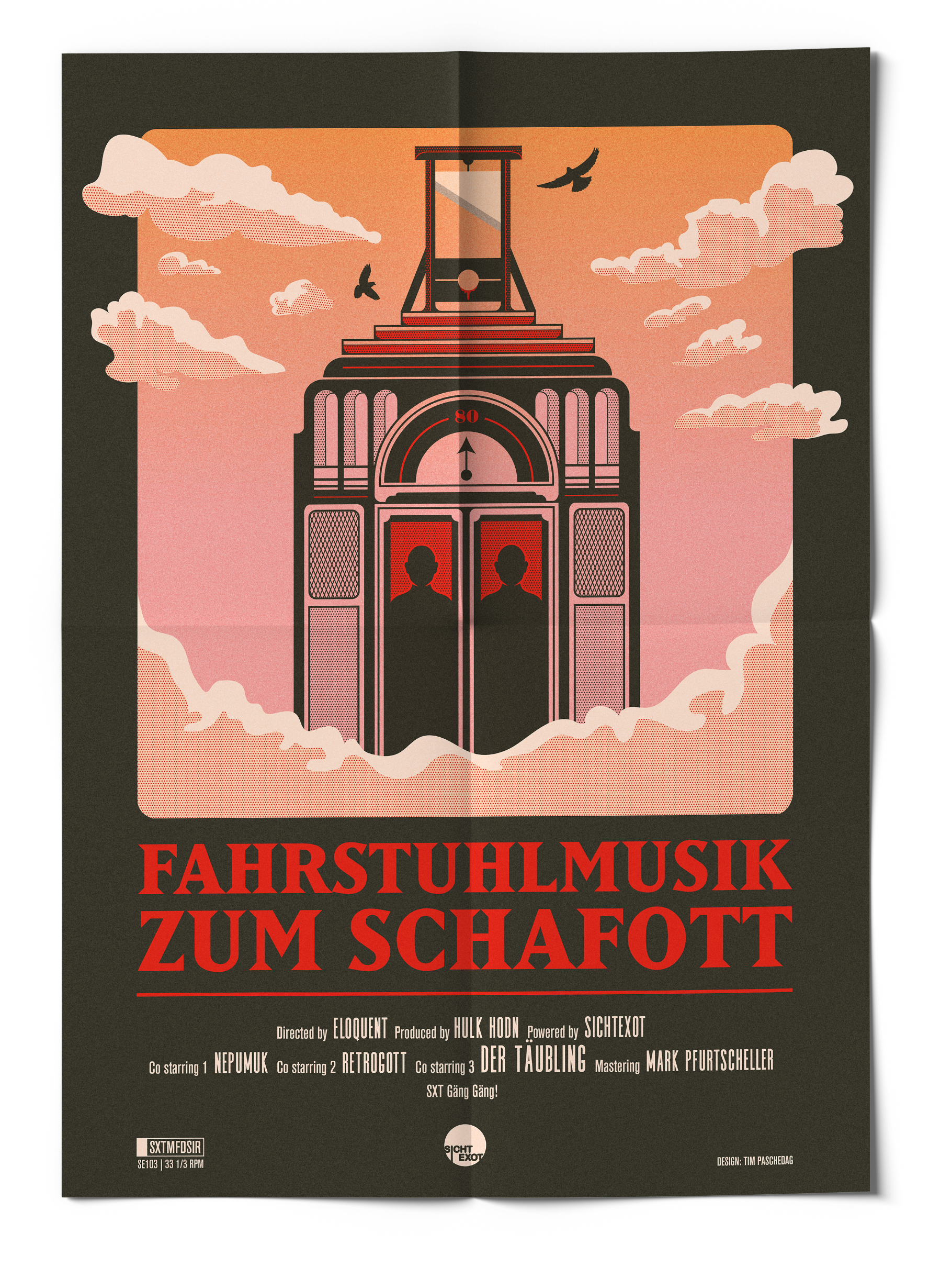 Schafott Poster Eloquent Album Design Poster