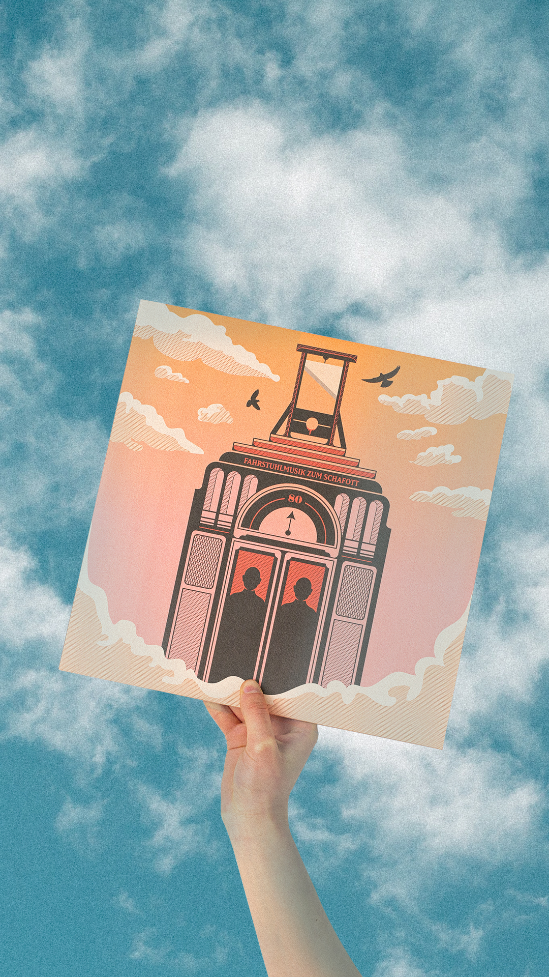 Schafott Hand of God Tim Eloquent Album Design Sky