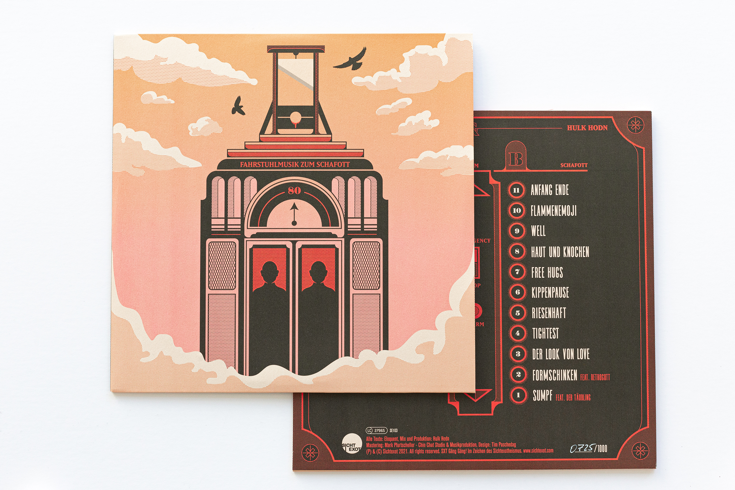 Schafott First pressing Eloquent vinyl Eloquent Album Design Front Back